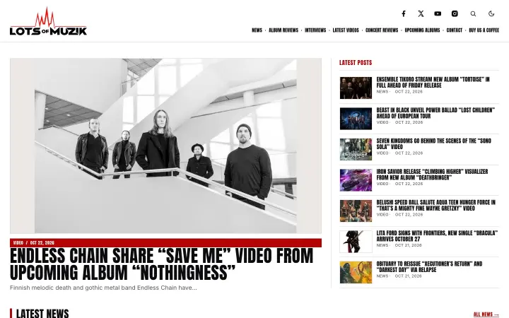 Lots Of Muzik website